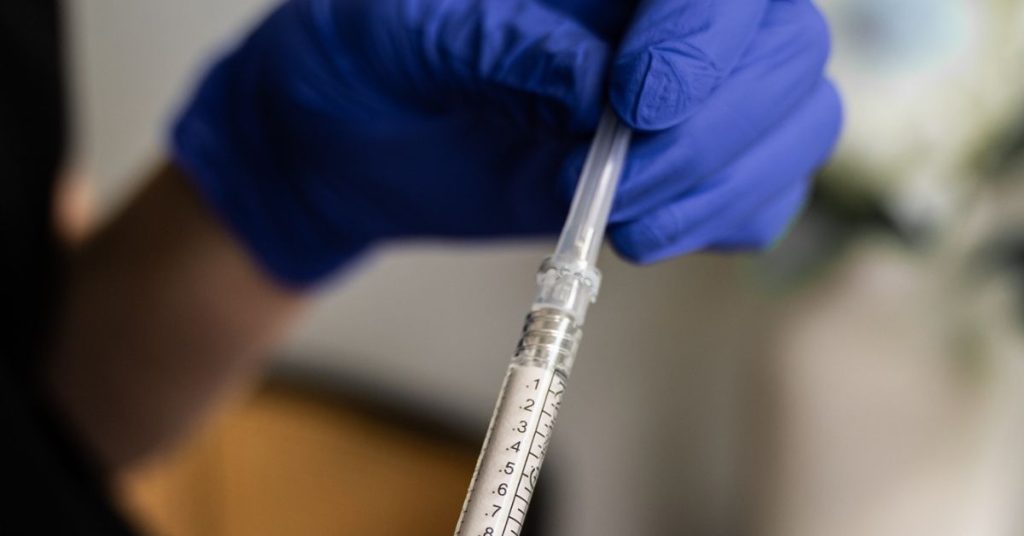 Syringe of Radiesse